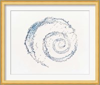 Spiral of water drops with white background Fine Art Print