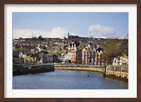 Kneeling Canoe, River Lee, Cork City, Ireland Fine Art Print