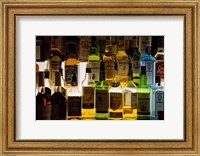 Bottles of Liquor, De Luan's Bar, Ballydowane, County Waterford, Ireland Fine Art Print
