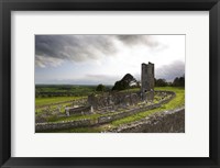 Remains of the Church on St Patrick's Hill, Slane, Co Meath, Ireland Fine Art Print