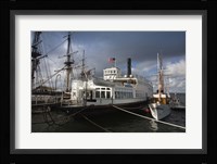 Maritime museum with Ferry Berkeley, San Diego Bay, San Diego, California, USA Fine Art Print