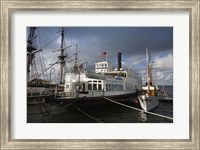 Maritime museum with Ferry Berkeley, San Diego Bay, San Diego, California, USA Fine Art Print
