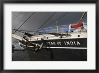 Maritime museum on a ship, Star of India, San Diego, California, USA Fine Art Print