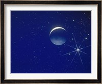 Planet and Stars in Space Fine Art Print