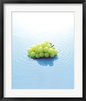 Bunch of Grapes Floating On Water Fine Art Print