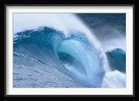 Cool Blue Wave in the Sea Fine Art Print