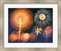 Ignited fireworks Fine Art Print