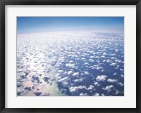 Aerial View Of Clouds And Sky Fine Art Print