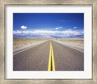 Highway 6 passing through a desert, Esmeralda County, Nevada, USA Fine Art Print