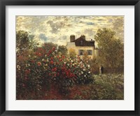The Artist's Garden in Argenteuil Fine Art Print