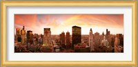 Sunset Skyline Chicago IL Fine Art Print