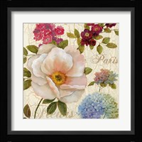 Paris Fleurs Framed Print