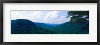 Mountain range, Milligans Overlook Creek Falls State Park, Pikeville, Bledsoe County, Tennessee, USA Fine Art Print