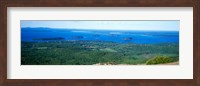 High angle view of a bay, Frenchman Bay, Bar Harbor, Hancock County, Maine, USA Fine Art Print