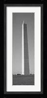 Obelisk (black and white), Washington Monument, Washington DC Fine Art Print