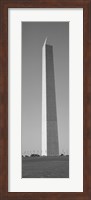 Obelisk (black and white), Washington Monument, Washington DC Fine Art Print