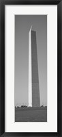 Obelisk (black and white), Washington Monument, Washington DC Fine Art Print