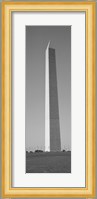 Obelisk (black and white), Washington Monument, Washington DC Fine Art Print