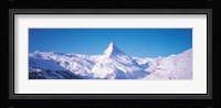 Mt Matterhorn Valais Sunnegga Switzerland Fine Art Print