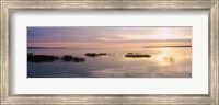Sunset over a lake, Chequamegon Bay, Lake Superior, Wisconsin, USA Fine Art Print