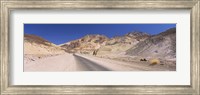 Road passing through mountains, Artist's Drive, Death Valley National Park, California, USA Fine Art Print