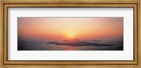 Sunset Santorini Island Greece Fine Art Print