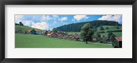 Mountainside Village, Appenzell Switzerland Fine Art Print