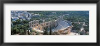 Odeon tu Herodu Attku the Acropolis Athens Greece Fine Art Print