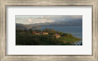 High angle view of houses in a village, Guanacaste, Costa Rica Fine Art Print