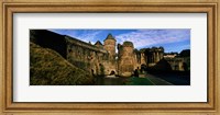 Low angle view of a castle, Chateau de Fougeres, Fougeres, Ille-et-Vilaine, Brittany, France Fine Art Print
