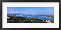 High angle view from top of lighthouse, St. Augustine, Florida, USA Fine Art Print