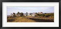 Houses on the beach, Gasparilla Island, Florida, USA Fine Art Print