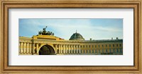 Low angle view of a building, General Staff Building, State Hermitage Museum, Palace Square, St. Petersburg, Russia Fine Art Print