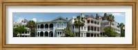 Houses along Battery Street, Charleston, South Carolina Fine Art Print