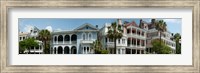 Houses along Battery Street, Charleston, South Carolina Fine Art Print