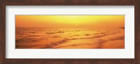 Sunset over Gulf Of Mexico, Panama City Beach, Florida, USA Fine Art Print
