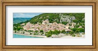 Village on the Lake of Sainte-Croix, France Fine Art Print