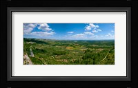 Valley with Olive Trees and Limestone Hills, Les Baux-de-Provence, Bouches-Du-Rhone, Provence-Alpes-Cote d'Azur, France Fine Art Print