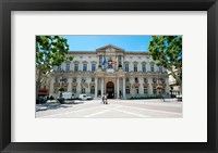 Facade of a building, Hotel de Ville, Place de l'Horloge, Avignon, Vaucluse, Provence-Alpes-Cote d'Azur, France Fine Art Print