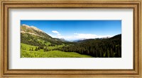 From Washington Gulch Road looking southeast towards, Crested Butte, Gunnison County, Colorado, USA Fine Art Print