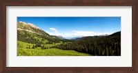 From Washington Gulch Road looking southeast towards, Crested Butte, Gunnison County, Colorado, USA Fine Art Print