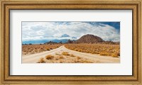 Converging roads, Alabama Hills, Owens Valley, Lone Pine, California, USA Fine Art Print