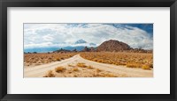 Converging roads, Alabama Hills, Owens Valley, Lone Pine, California, USA Fine Art Print