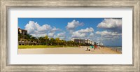 Tourists on the beach, Lauderdale, Florida Fine Art Print