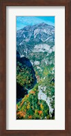 Verdon Gorge in autumn, Provence-Alpes-Cote d'Azur, France Fine Art Print