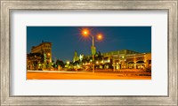Night scene Culver City, Los Angeles County, California, USA Fine Art Print