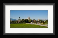 Lawn with Salt Lake City Council Hall in the background, Capitol Hill, Salt Lake City, Utah, USA Fine Art Print