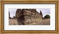 Carving Details on 9th century Hindu temple, Indonesia Fine Art Print