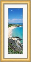 High angle view of a beach, Makapuu, Oahu, Hawaii, USA Fine Art Print