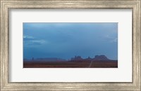 Buttes Rock Formations Under a Stormy Sky Fine Art Print